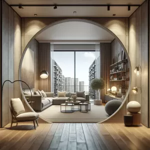 Pokój Dzienny W Bloku